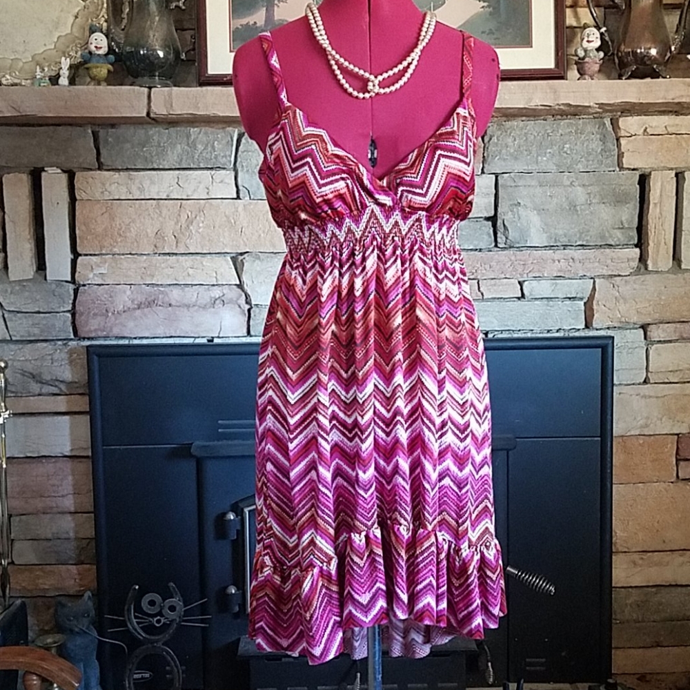 NWT BONGO Summer Festival Dress sz Jrs Large